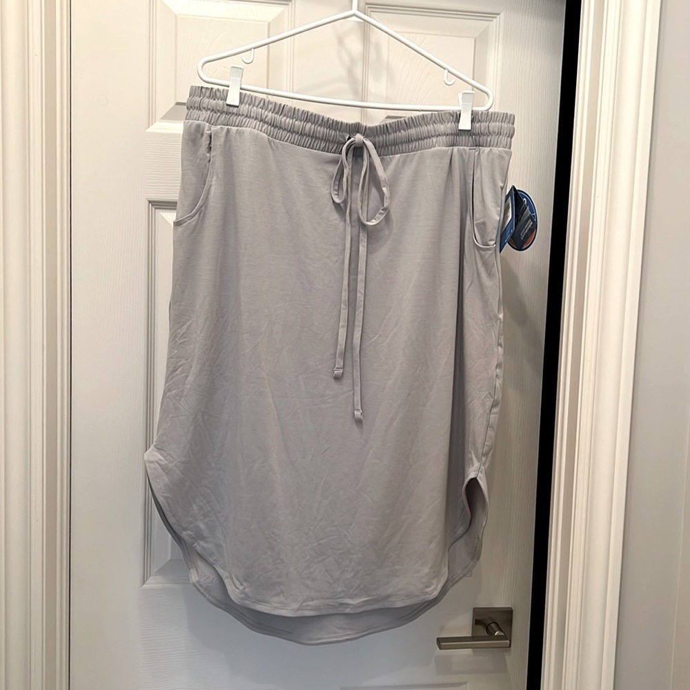 Sz XL Columbia Grey Knit Slack Water Skirt